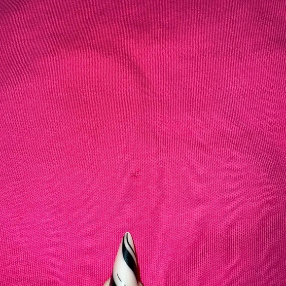 Carters kid pink tee shirt with silver glitter shoulder - Picture 6 of 6